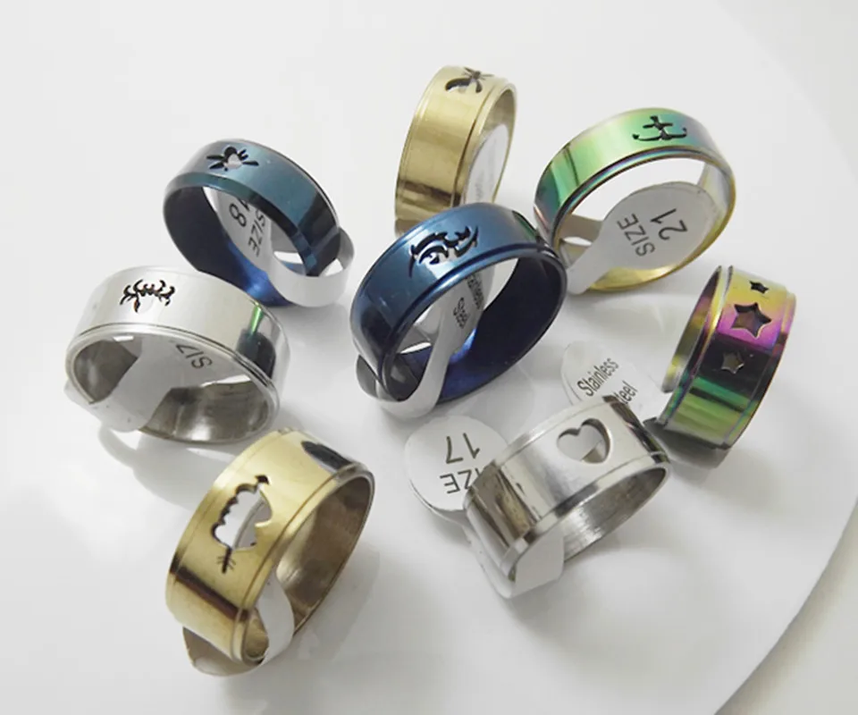 Wholesale 48 pcs Mixed style Laser Cut Fashion Stainless Steel Rings For Men ring
Wholesale 48 pcs Mixed style Laser Cut Fashion Stainless Steel Rings For Men ring