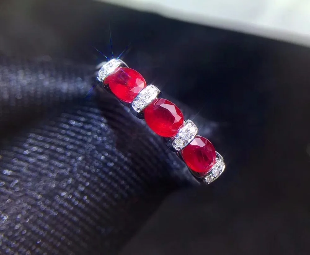 Fine Jewelry 18K White Gold Real Natural Pigeon Blood Red Ruby Diamond Wedding Engagement Female Rings for Women Fine Ring
Fine Jewelry 18K White Gold Real Natural Pigeon Blood Red Ruby Diamond Wedding Engagement Female Rings for Women Fine Ring