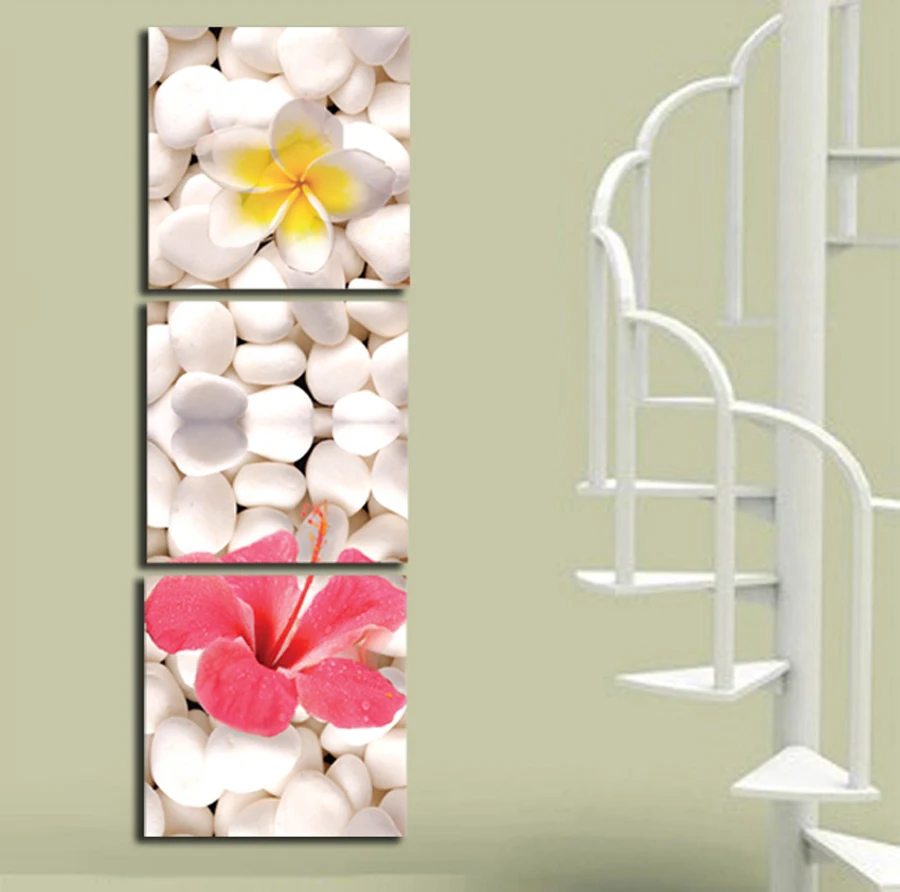 Printed Painting modern home decorative Painting Stone Flowers Painting on canvas 3 Panel Wall art With Framed W0253
Printed Painting modern home decorative Painting Stone Flowers Painting on canvas 3 Panel Wall art With Framed W0253