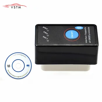 Super Mini Elm327 Bluetooth OBD2 V2.1 Elm 327 V2.1 OBD 2 diagnostic auto Scanner Elm-327 OBDII Adapter Auto Diagnostic Tool
Super Mini Elm327 Bluetooth OBD2 V2.1 Elm 327 V2.1 OBD 2 diagnostic auto Scanner Elm-327 OBDII Adapter Auto Diagnostic Tool
