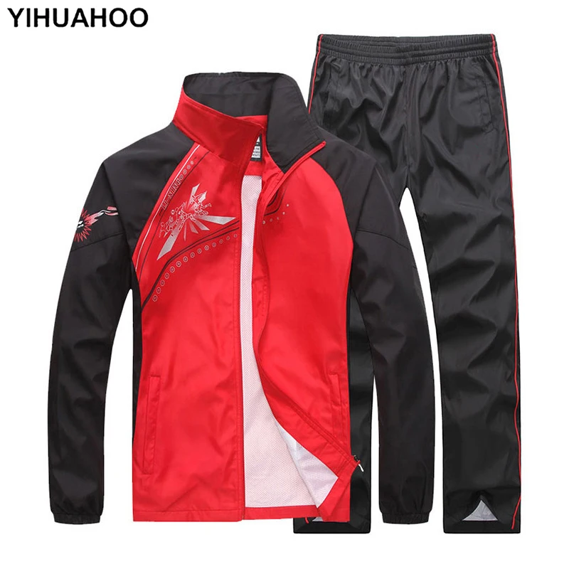 YIHUAHOO Brand Tracksuit Men 4XL 5XL Spring Autumn 2 Two Piece Clothing Set Casual Sportswear Sweatsuit Track Suit Men MS-6855
YIHUAHOO Brand Tracksuit Men 4XL 5XL Spring Autumn 2 Two Piece Clothing Set Casual Sportswear Sweatsuit Track Suit Men MS-6855