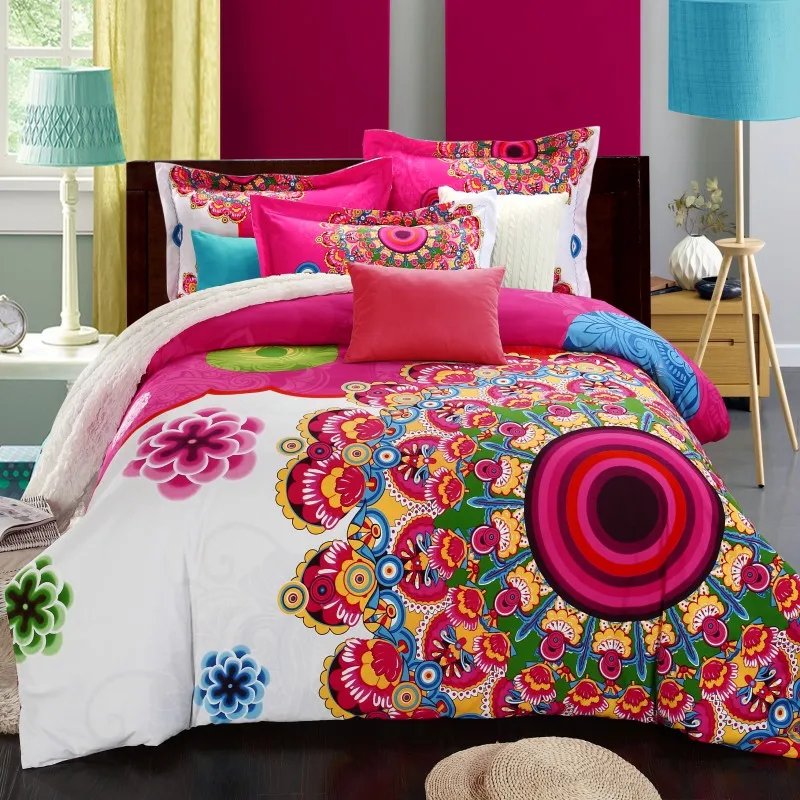 Bohemia Bohe Duvet Cover Set Heavy Brushed Duvet Cover Bedsheet