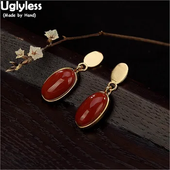 Uglyless 100% Real 925 Sterling Silver Women Natural Gemstone Earrings for Women Gold Plated Fine Jewelry Agate Earrings Brincos
Uglyless 100% Real 925 Sterling Silver Women Natural Gemstone Earrings for Women Gold Plated Fine Jewelry Agate Earrings Brincos