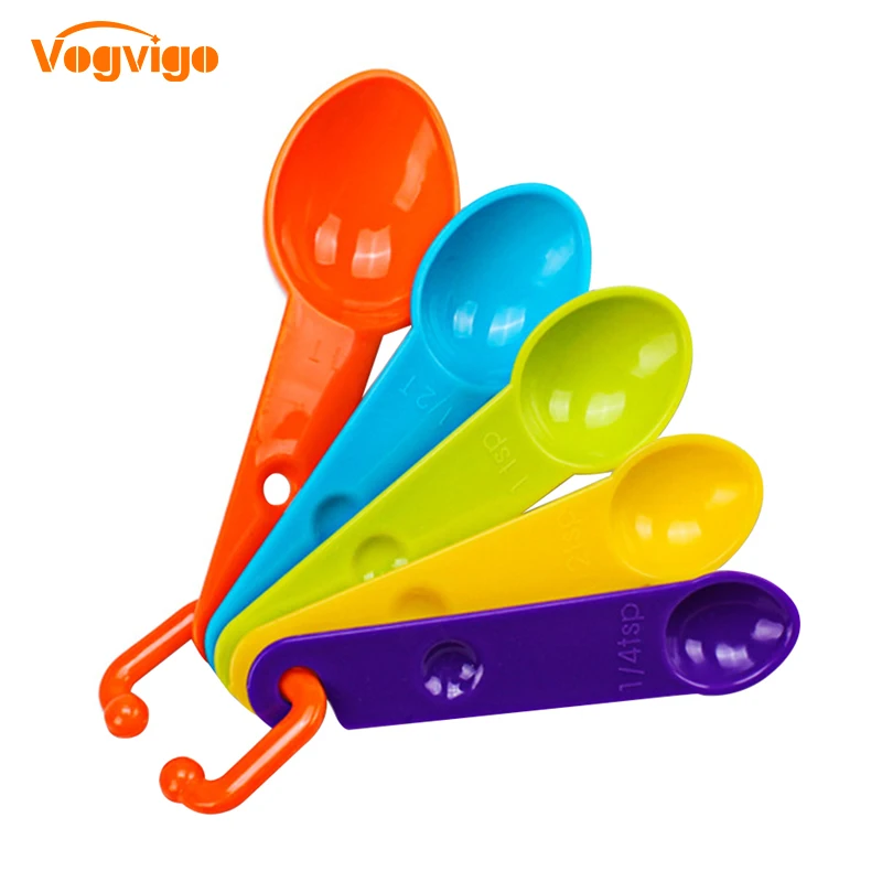VOGVIGO Small PP measuring spoon with a graduated scale 5 sets of color measuring spoons plastic measuring spoon
VOGVIGO Small PP measuring spoon with a graduated scale 5 sets of color measuring spoons plastic measuring spoon