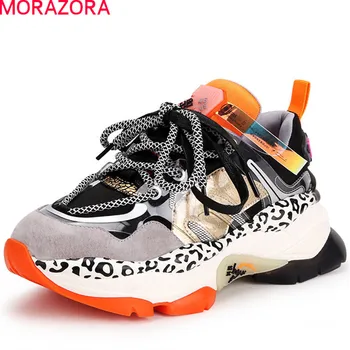MORAZORA 2020 New Women Casual Shoes Comfortable Platform Shoes Woman Sneakers top quality spring Autumn genuine leather shoes
MORAZORA 2020 New Women Casual Shoes Comfortable Platform Shoes Woman Sneakers top quality spring Autumn genuine leather shoes