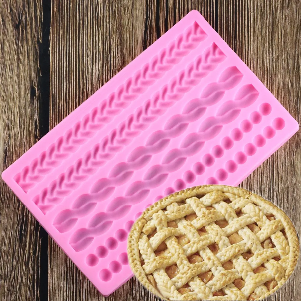 Pearl Chain Woven Bag Silicone Mold Cake Border Fondant Molds Cake Decorating Tools Chocolate Candy Sugarcraft Mould
Pearl Chain Woven Bag Silicone Mold Cake Border Fondant Molds Cake Decorating Tools Chocolate Candy Sugarcraft Mould