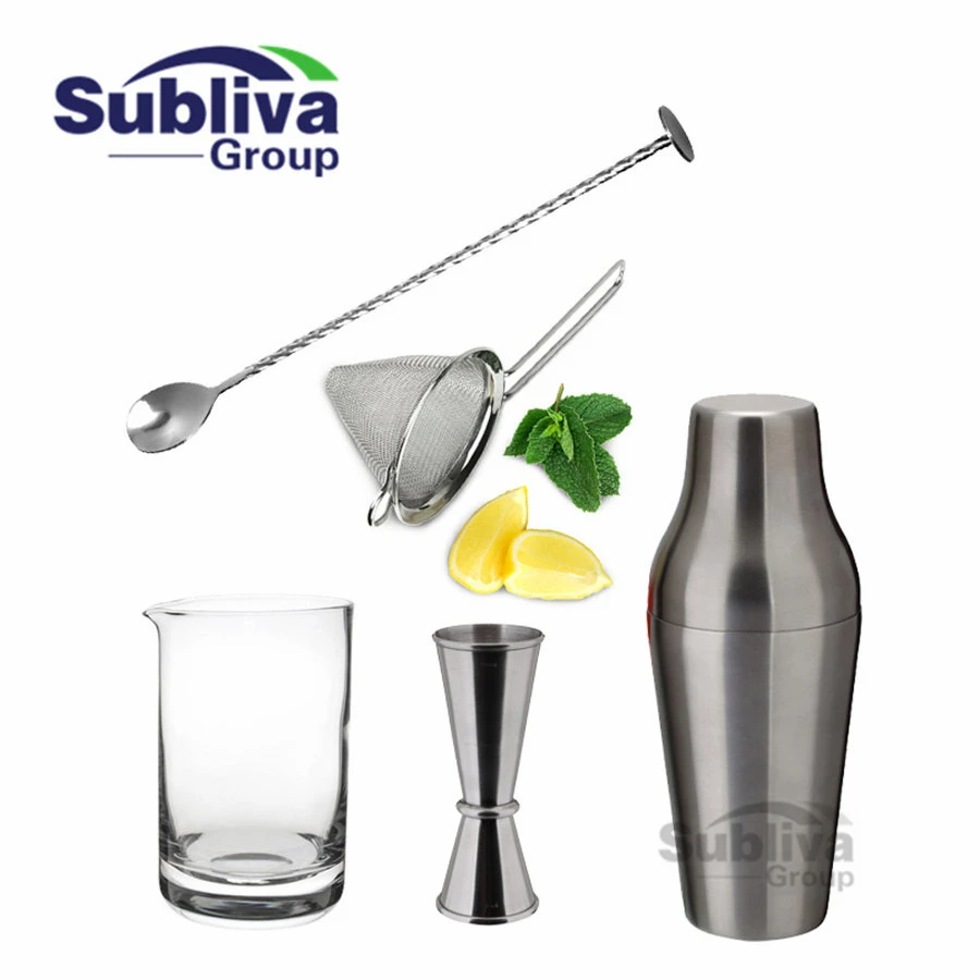 Professional Bartender Set 5Pcs 600ML Cocktail Shaker Set Hand Shaker Drink Fancy Jug Wine Mixer Party Bar Set Brewing Kit
Professional Bartender Set 5Pcs 600ML Cocktail Shaker Set Hand Shaker Drink Fancy Jug Wine Mixer Party Bar Set Brewing Kit