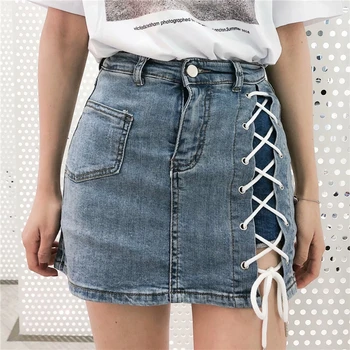 High Waist Lace Up Skirt Slim Elastic Sexy Women Skirts 2019 New Korean Fahion Summer Skirts Female
High Waist Lace Up Skirt Slim Elastic Sexy Women Skirts 2019 New Korean Fahion Summer Skirts Female