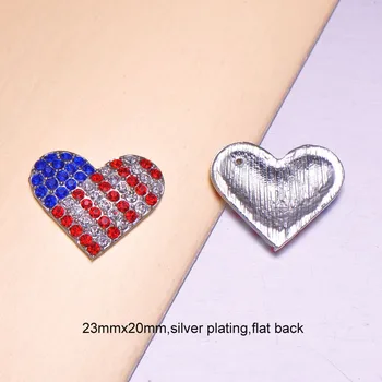 (M0286) 23mmx20mm rhinestone embellishment ,silver plating,flat back,colorful crystals
(M0286) 23mmx20mm rhinestone embellishment ,silver plating,flat back,colorful crystals