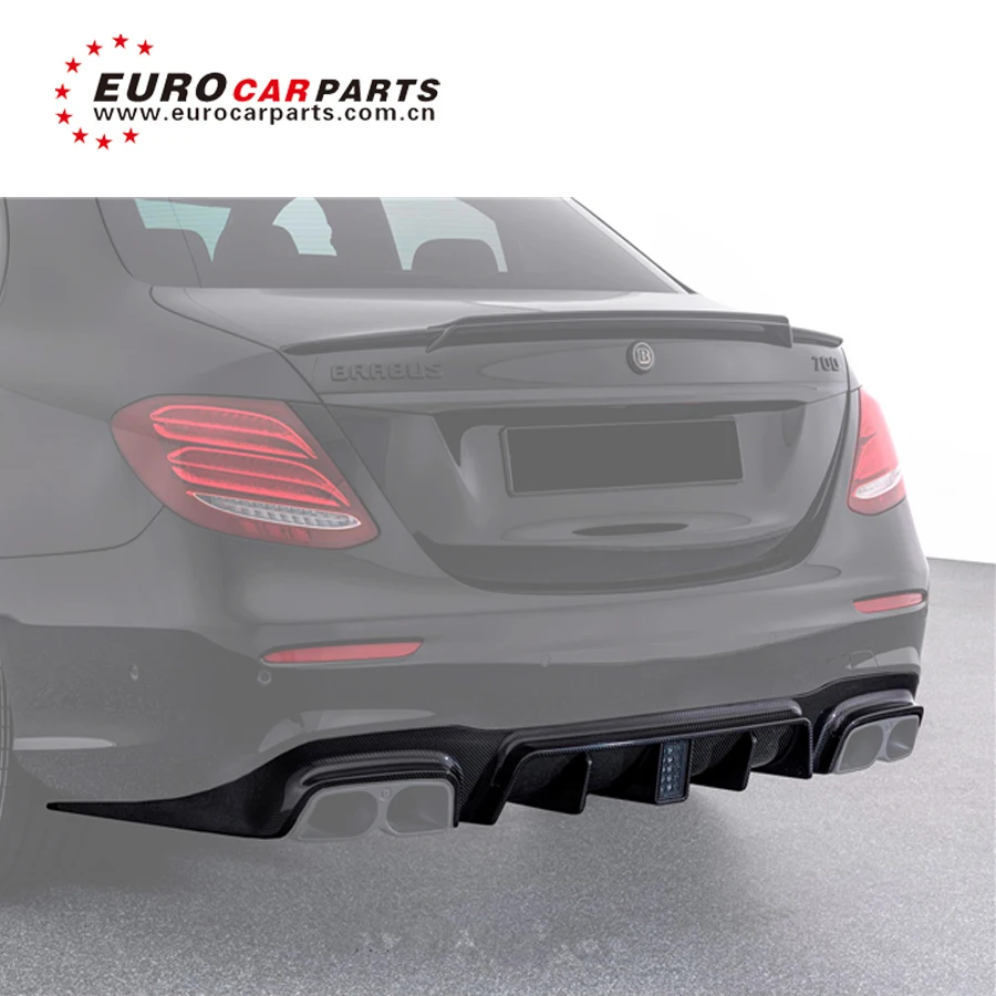E CLASS W213 E63 carbon finber diffuser with muffler tips for W213 E63 to B style carbon rear spoiler
E CLASS W213 E63 carbon finber diffuser with muffler tips for W213 E63 to B style carbon rear spoiler