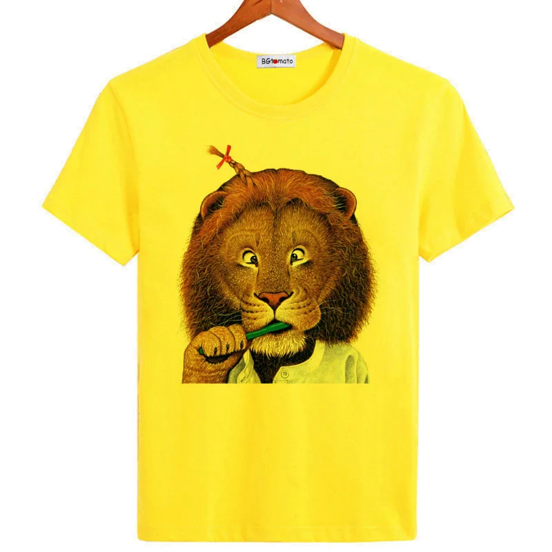 BGtomato The King lion t shirts funny style 3D cartoon shirts summer casual tshirt men original brand animal t-shirt
BGtomato The King lion t shirts funny style 3D cartoon shirts summer casual tshirt men original brand animal t-shirt
