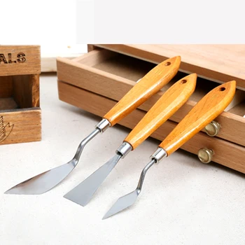 Bgln 3Pcs Mixed Stainless Steel Palette Scraper Set Spatula Knives For Artist Oil Painting Tools Painting Knife Blade
Bgln 3Pcs Mixed Stainless Steel Palette Scraper Set Spatula Knives For Artist Oil Painting Tools Painting Knife Blade