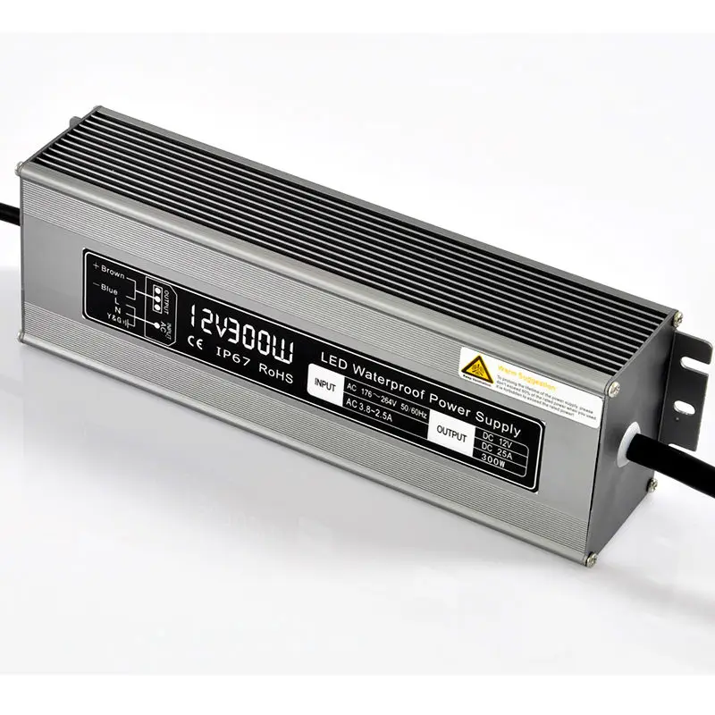12v 300w waterproof power supply DC12V led driver IP67,Aluminum ac110V 220v to 12v LED Driver Lighting Transformer for LED light
12v 300w waterproof power supply DC12V led driver IP67,Aluminum ac110V 220v to 12v LED Driver Lighting Transformer for LED light