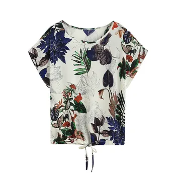 Best sale Harajuku T Shirt Women Leaves Print Short Sleeve Tops Breathable summer T Shirt Camisetas Mujer Korean style футболка
Best sale Harajuku T Shirt Women Leaves Print Short Sleeve Tops Breathable summer T Shirt Camisetas Mujer Korean style футболка