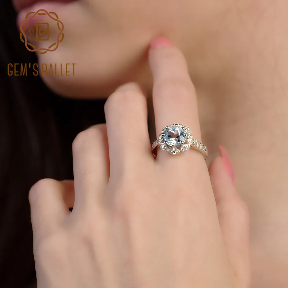 Gem's Ballet 925 Sterling Silver Classic Engagement Ring 2.58Ct Natural Sky Blue Topaz Gemstone Ring For Women Fine Jewelry
Gem's Ballet 925 Sterling Silver Classic Engagement Ring 2.58Ct Natural Sky Blue Topaz Gemstone Ring For Women Fine Jewelry