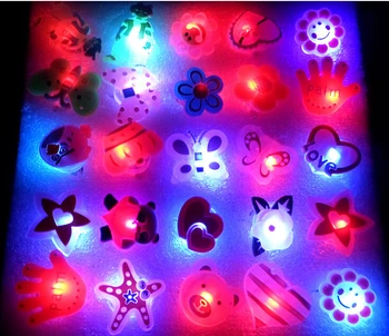 Cool Kids Cartoon LED Flashing Light Finger Rings Blinking Party Soft Light Up Glow Crystal Rings
Cool Kids Cartoon LED Flashing Light Finger Rings Blinking Party Soft Light Up Glow Crystal Rings
