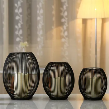 European Mediterranean iron cage lantern Candlestick Home Furnishing ornaments wedding candle holder
European Mediterranean iron cage lantern Candlestick Home Furnishing ornaments wedding candle holder