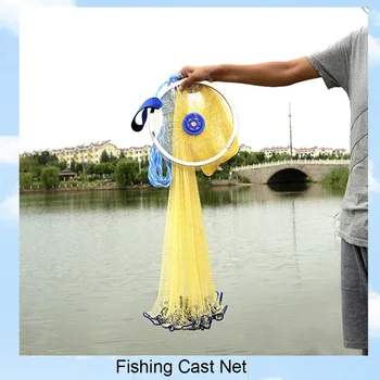 4 Feet Nylon Monofilament Fishing Net for Hand Casting Folding TOPIND Fish Net Baits Cast Mesh Trap with Pendant
4 Feet Nylon Monofilament Fishing Net for Hand Casting Folding TOPIND Fish Net Baits Cast Mesh Trap with Pendant