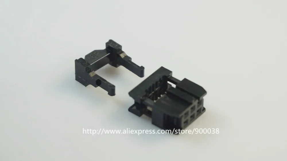 100 Pcs 0.100" 2.54mm 6 Pin dual Row IDC Connector 2 rows 6 position Rectangular Female Socket Receptacle Ribbon Cable FC-6
100 Pcs 0.100" 2.54mm 6 Pin dual Row IDC Connector 2 rows 6 position Rectangular Female Socket Receptacle Ribbon Cable FC-6