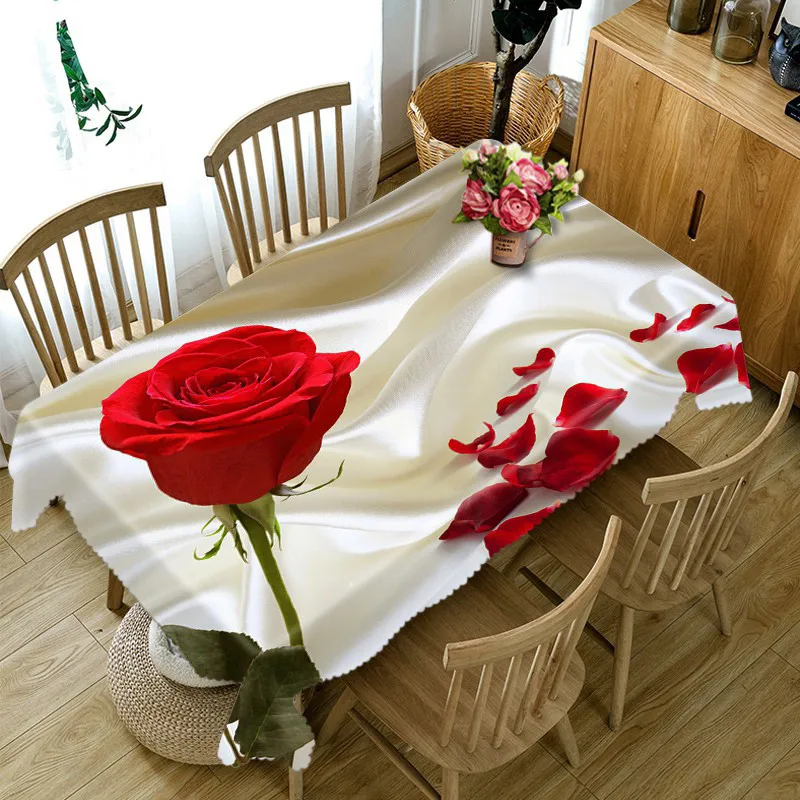Wedding Tablecloth Waterproof 3D Rectangular Tablecloths banquet Round table Cloth Custom size Red rose Cushion cover
Wedding Tablecloth Waterproof 3D Rectangular Tablecloths banquet Round table Cloth Custom size Red rose Cushion cover