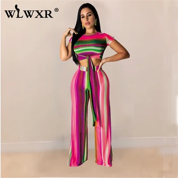 WLWXR Casual Striped Summer Bodycon Jumpsuit Women Overalls Short Sleeve Bandage Skinny Ladies Rompers Womens Jumpsuit Female
WLWXR Casual Striped Summer Bodycon Jumpsuit Women Overalls Short Sleeve Bandage Skinny Ladies Rompers Womens Jumpsuit Female