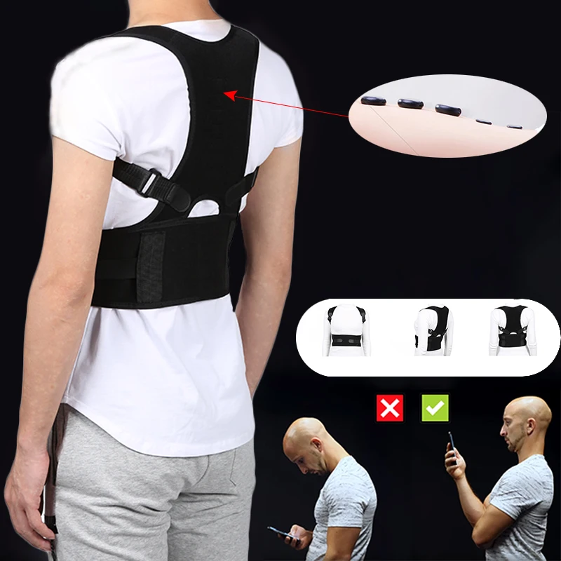 Magnetic Adult Back Corset Shoulder Lumbar Posture Corrector Bandage Spine Support Belt Back Support Posture Correction PC217
Magnetic Adult Back Corset Shoulder Lumbar Posture Corrector Bandage Spine Support Belt Back Support Posture Correction PC217