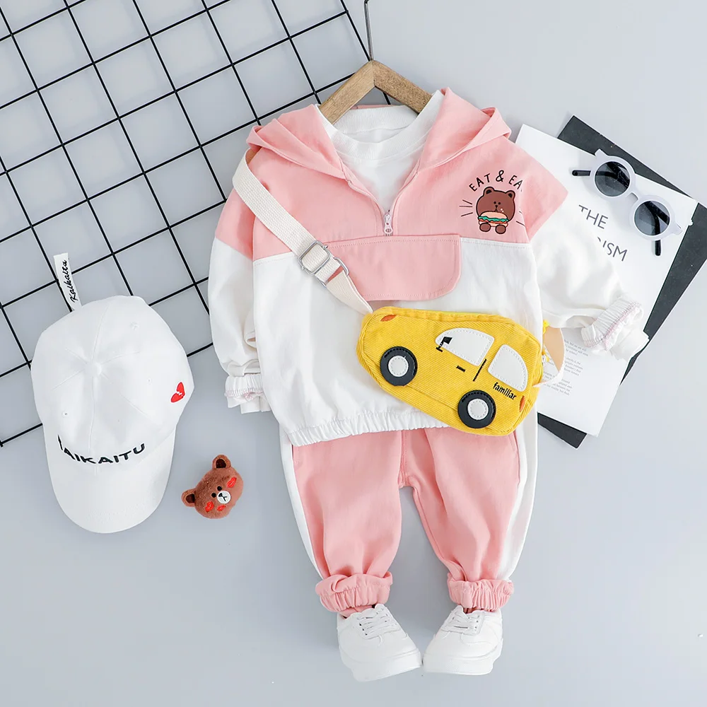 Hooded Boy Girl Clothes Baby Tracksuit Set 3 Colors Sports Suit for A Boy Cotton T-Shirt + Shorts Sport Children's Clothing
Hooded Boy Girl Clothes Baby Tracksuit Set 3 Colors Sports Suit for A Boy Cotton T-Shirt + Shorts Sport Children's Clothing