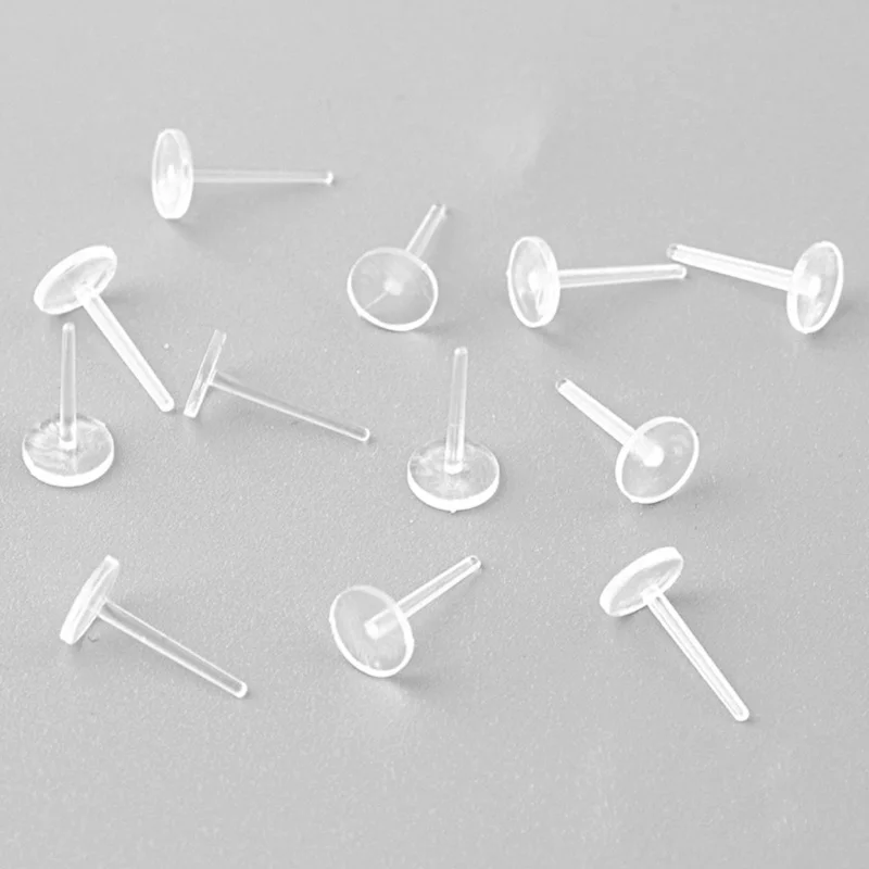 REGELIN 50pcs/lot Transparent Acrylic Earring Setting Round Base Cabochon Stud Ear accessories DIY Earring Findings
REGELIN 50pcs/lot Transparent Acrylic Earring Setting Round Base Cabochon Stud Ear accessories DIY Earring Findings