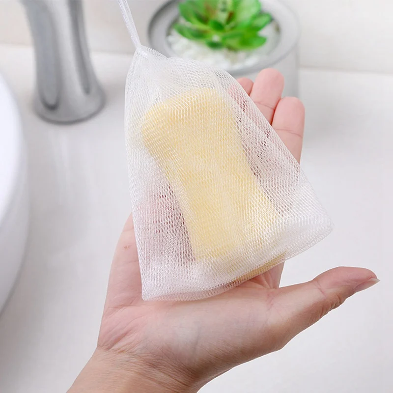 2pcs Bath Shower Soap Blister Mesh Bubble Net Foaming Net Double-layer Soap Net Easy To Make Foam Wash Face Making Bubbles Tool
2pcs Bath Shower Soap Blister Mesh Bubble Net Foaming Net Double-layer Soap Net Easy To Make Foam Wash Face Making Bubbles Tool