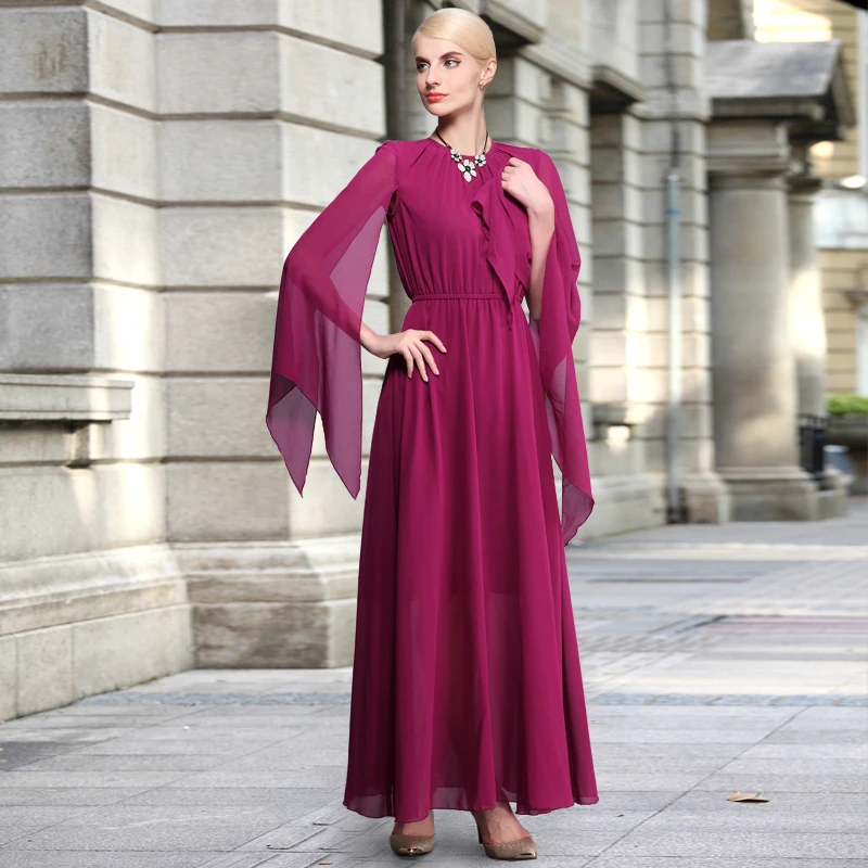 2016 Summer Autumn Fashion Womens Retro Vintage Plus Size Dress Vestido Femininas Ladies Elegant Maxi Long Chiffon Dresses
2016 Summer Autumn Fashion Womens Retro Vintage Plus Size Dress Vestido Femininas Ladies Elegant Maxi Long Chiffon Dresses