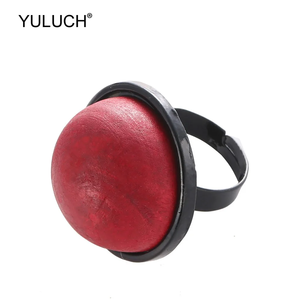YULUCH Fashion Colorful Big Round Wooden Rings Elegant Temperament Jewelry For Women Lady Girls Wedding Party Ring Dropshipping
YULUCH Fashion Colorful Big Round Wooden Rings Elegant Temperament Jewelry For Women Lady Girls Wedding Party Ring Dropshipping