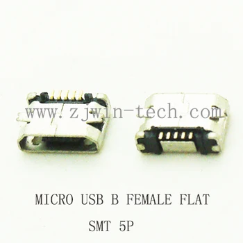 10pcs/lot 5Pin Micro USB 5pin long pin SMD Female connector for mobile phone Mini USB jack PCB welding socket FLAT MOUTH
10pcs/lot 5Pin Micro USB 5pin long pin SMD Female connector for mobile phone Mini USB jack PCB welding socket FLAT MOUTH