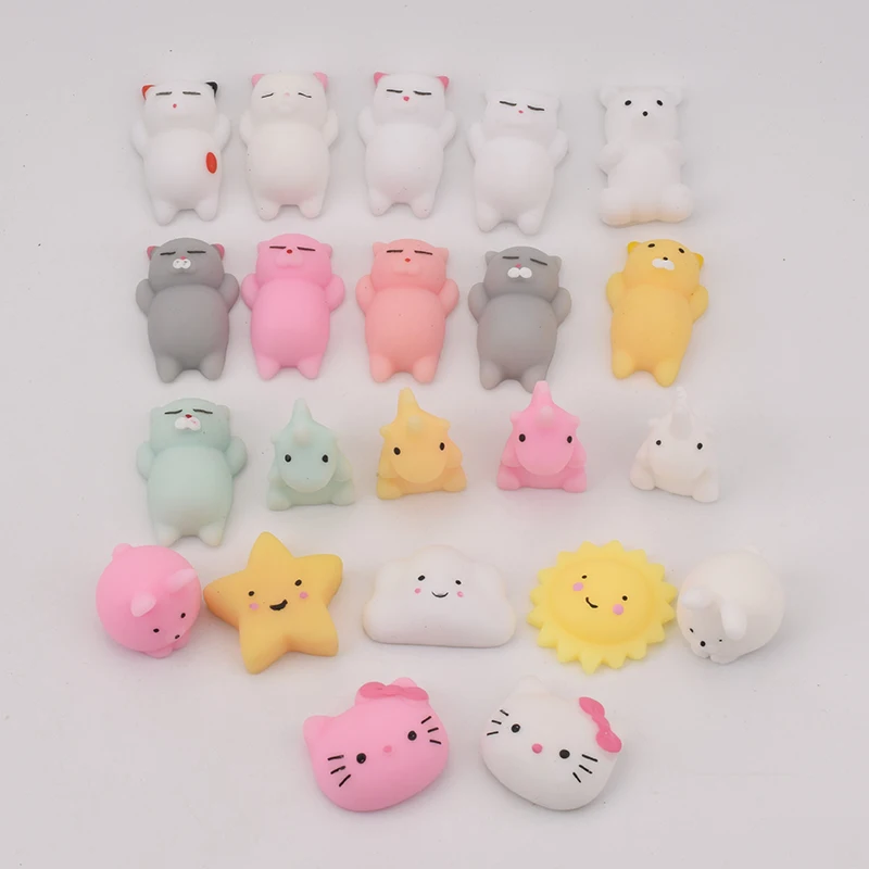 22pcs/Lot Cute Animals Decompression Toy Time Killer Squishy Toy Stress Ball Anti-Stress Toys Pressure Relief Soft
22pcs/Lot Cute Animals Decompression Toy Time Killer Squishy Toy Stress Ball Anti-Stress Toys Pressure Relief Soft