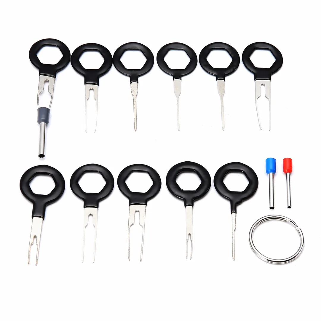 11pcs/Set Car Terminal Removal Tool Automotive Electrical Wiring Crimp Connector Extractor Puller Release Pin Mayitr Hand Tools
11pcs/Set Car Terminal Removal Tool Automotive Electrical Wiring Crimp Connector Extractor Puller Release Pin Mayitr Hand Tools