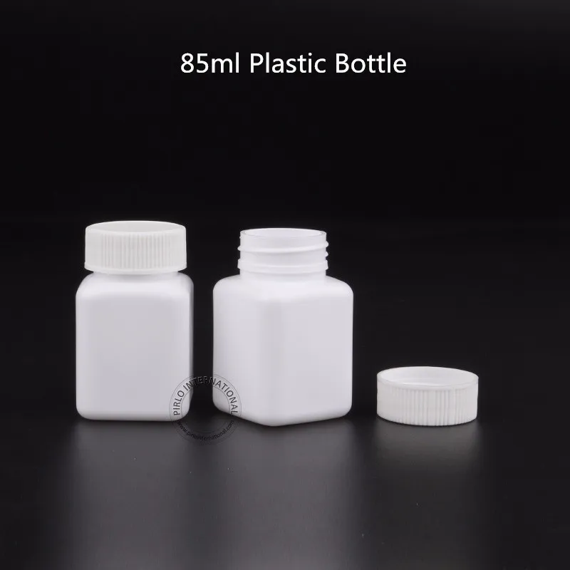 30pcs/Lot Promotion 85ml Plastic Pill Bottles Square Shape Tablet bottle with Screw Cap for Medicine Empty Small PE Capsule Pot
30pcs/Lot Promotion 85ml Plastic Pill Bottles Square Shape Tablet bottle with Screw Cap for Medicine Empty Small PE Capsule Pot