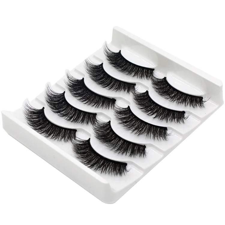 3D Pure Hand-made False Eyelashes with Five Pairs of Double-deck Three-dimensional Natural Cross-dense Eyelashes
3D Pure Hand-made False Eyelashes with Five Pairs of Double-deck Three-dimensional Natural Cross-dense Eyelashes