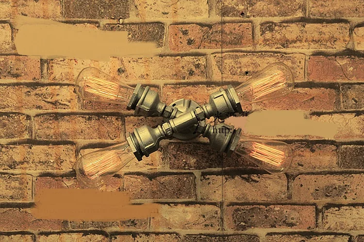 Water pipes source set produced industrial water wall lamp retro Cafe Loft Europe pipe cross wall iron SG30
Water pipes source set produced industrial water wall lamp retro Cafe Loft Europe pipe cross wall iron SG30