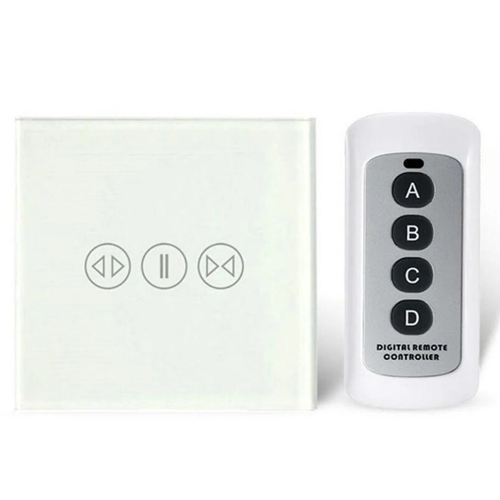 Hot 433Mhz Smart Curtain Switch with Remote Control Electric Curtain Touch Switch White
Hot 433Mhz Smart Curtain Switch with Remote Control Electric Curtain Touch Switch White