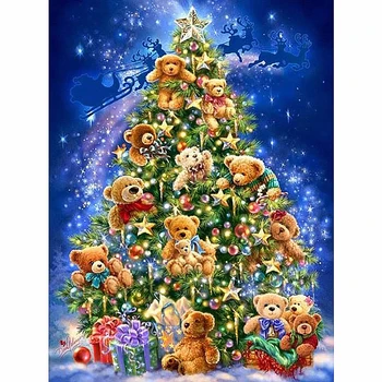 5D DIY Diamond Painting Cross Stitch Diamond Embroidery Crystal Diamond Mosaic Picture Christmas tree decor & teddy bear AS309
5D DIY Diamond Painting Cross Stitch Diamond Embroidery Crystal Diamond Mosaic Picture Christmas tree decor & teddy bear AS309