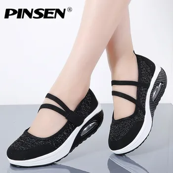 PINSEN 2020 Summer Women Flat Platform Shoes Woman Breathable Mesh Casual Shoes Moccasin Zapatos Mujer Ladies Boat Shoes
PINSEN 2020 Summer Women Flat Platform Shoes Woman Breathable Mesh Casual Shoes Moccasin Zapatos Mujer Ladies Boat Shoes