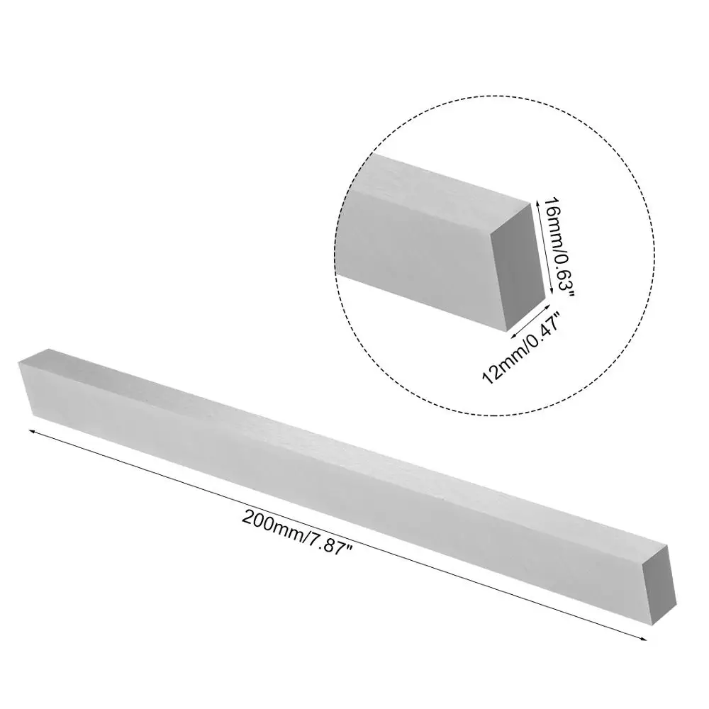 uxcell HSS 12mm 14mm Thick 14-30mm Wide Turning Tool Bit HSS Cutter Mill Blank Square Lathe Turning Grinder 200mm Long
uxcell HSS 12mm 14mm Thick 14-30mm Wide Turning Tool Bit HSS Cutter Mill Blank Square Lathe Turning Grinder 200mm Long