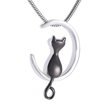 IJD10014 Different Colored Cat Cremation Jewelry Hold Pet Memorial Ashes Keepsake Urn Necklace For Women Men - Stainless Steel
IJD10014 Different Colored Cat Cremation Jewelry Hold Pet Memorial Ashes Keepsake Urn Necklace For Women Men - Stainless Steel