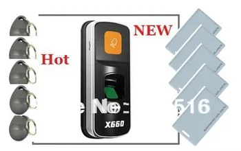 Standalone Biometric Fingerprint Reader for Access Control with Door Relay X660+5pcs keyfob+5pcs ID Card
Standalone Biometric Fingerprint Reader for Access Control with Door Relay X660+5pcs keyfob+5pcs ID Card
