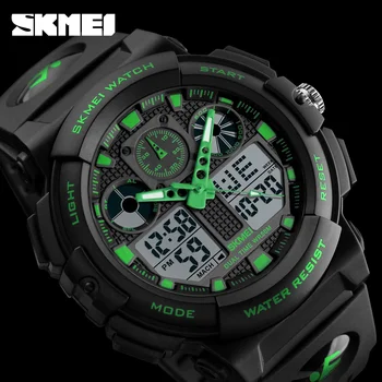 New Luxury SKMEI Brand Sports Quartz Watch Men Waterproof Dual Time Analog Digital LED Clock Man Casual Wristwatches
New Luxury SKMEI Brand Sports Quartz Watch Men Waterproof Dual Time Analog Digital LED Clock Man Casual Wristwatches