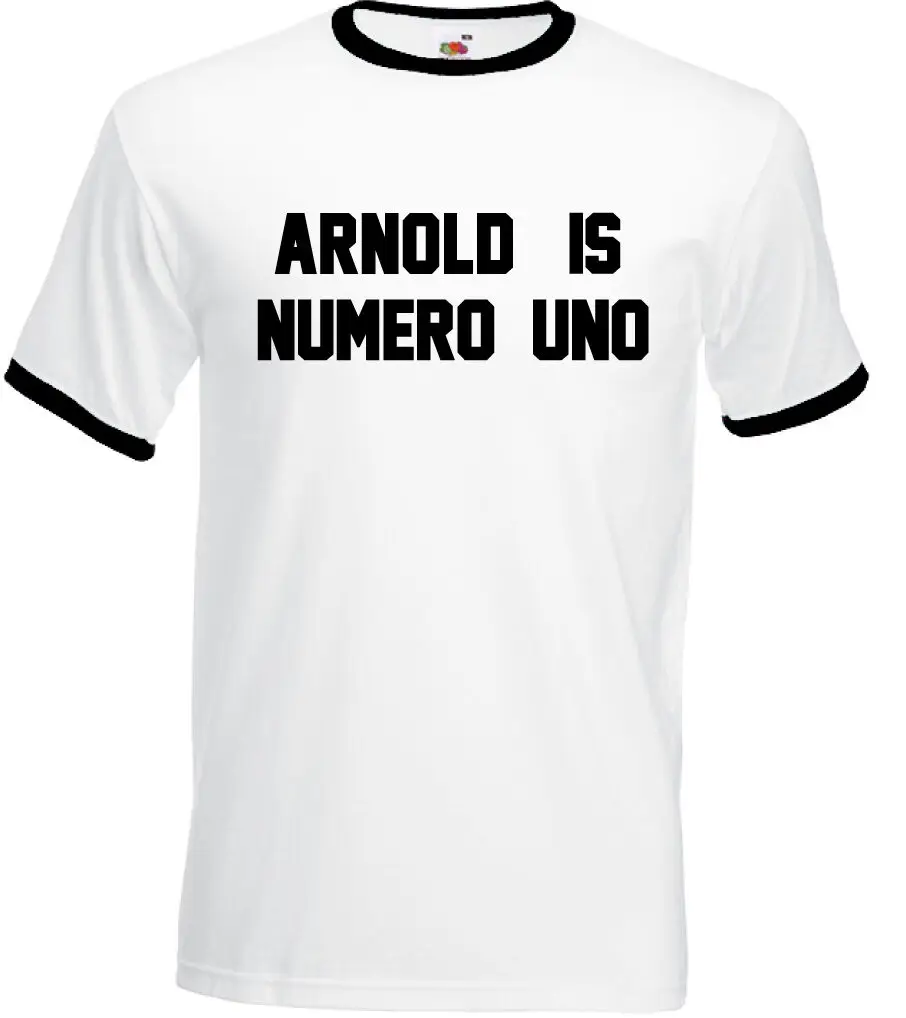 As Worn By Arnold Schwarzenegger Is Numero Uno Mens T-Shirt Gym Training Top 2019 New Summer Men Tee Shirts
As Worn By Arnold Schwarzenegger Is Numero Uno Mens T-Shirt Gym Training Top 2019 New Summer Men Tee Shirts