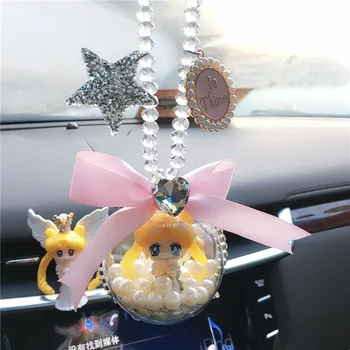 Sailor Moon Figure Toys Anime Sailormoon Interior Hanging Ornament Cartoon Fur Pompom Car Padent Key chain Decoration D305
Sailor Moon Figure Toys Anime Sailormoon Interior Hanging Ornament Cartoon Fur Pompom Car Padent Key chain Decoration D305