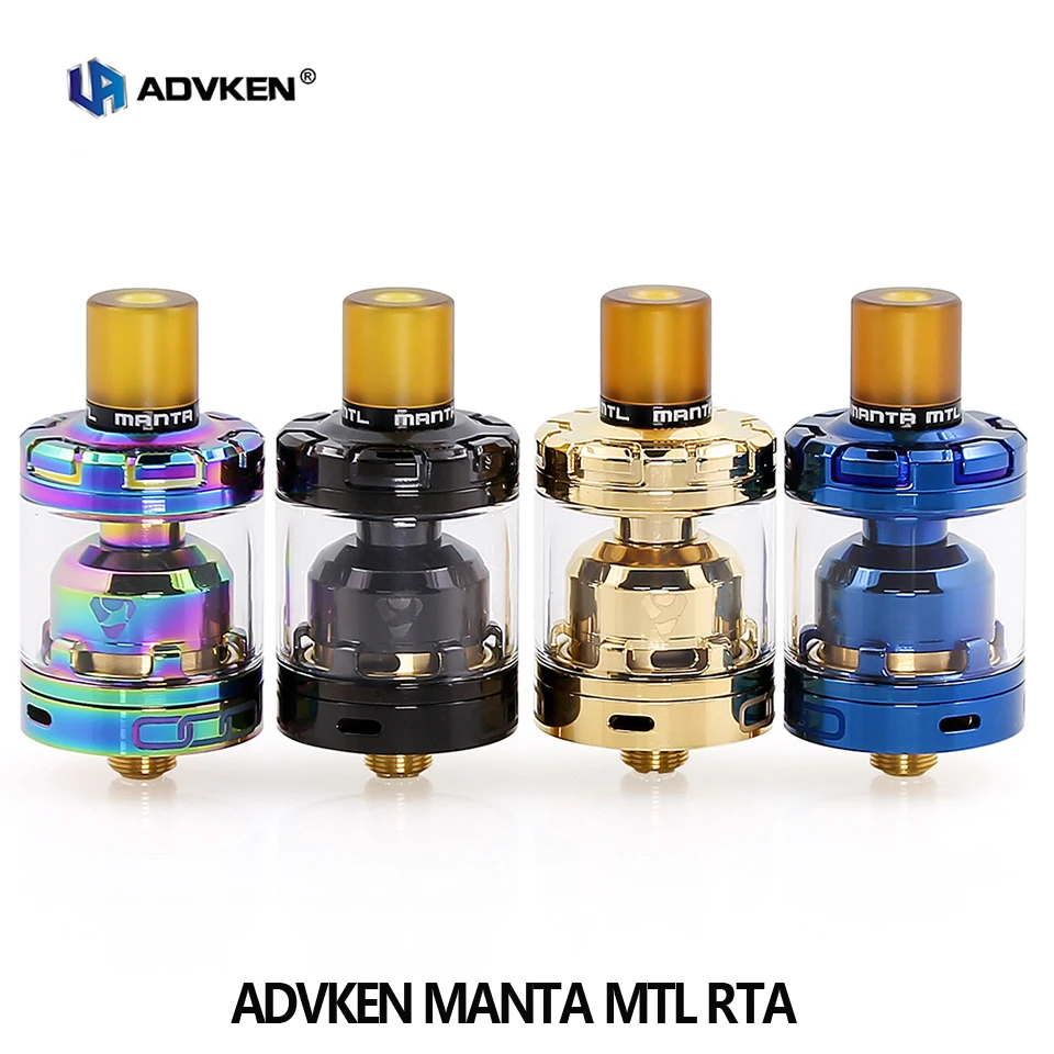 Original ADVKEN Manta MTL RTA Tank 2ml/3ml upgrade of manta rta vape tank electronic cigarette atomizer Single Coil mtl rta 24mm
Original ADVKEN Manta MTL RTA Tank 2ml/3ml upgrade of manta rta vape tank electronic cigarette atomizer Single Coil mtl rta 24mm