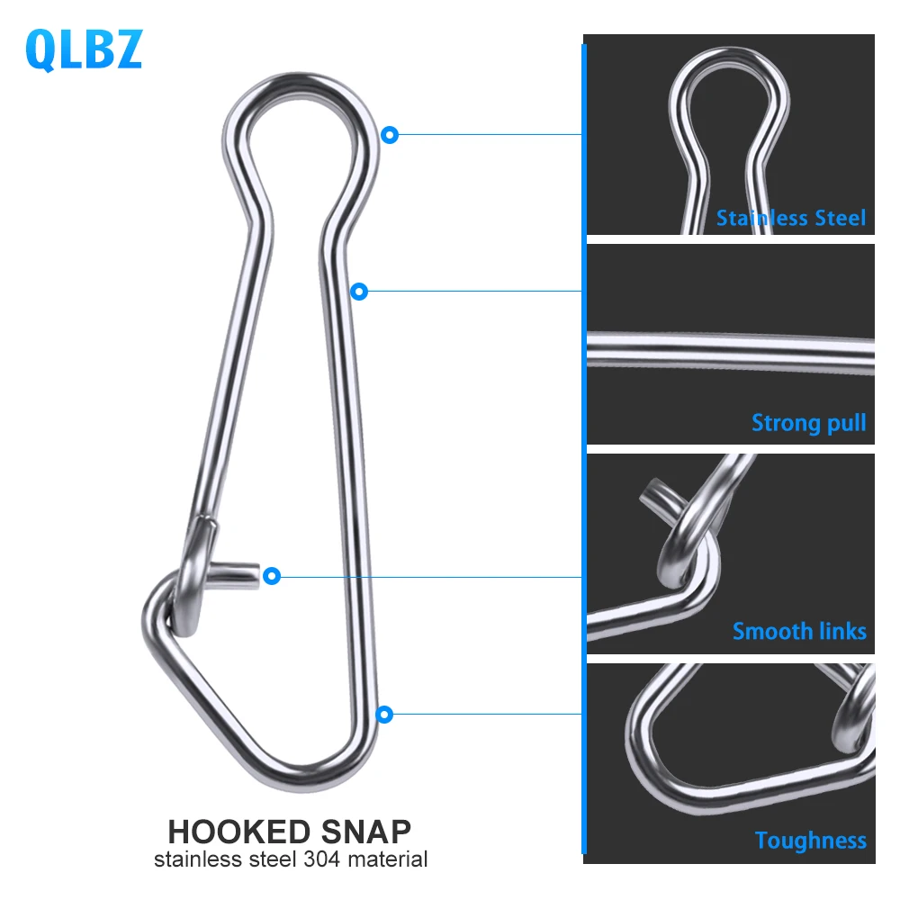1000pcs Hooked Snap Swivel Fishing Barrel Swivel Safety Snap 12mm-29mm Swivel Snap 0#-6# Fishing Swivels Fishing Tackle 2 1000pcs Hooked Snap Swivel Fishing Barrel Swivel Safety Snap 12mm-29mm Swivel Snap 0#-6# Fishing Swivels Fishing Tackle 8