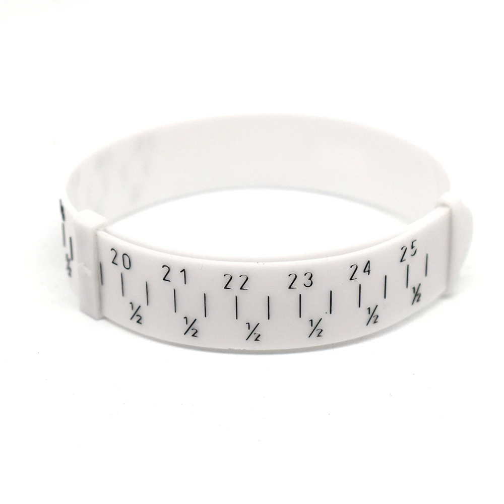 1PCS Plastic Bracelet Sizer Gauge Adjustable Wrist Bangle Measuring Tool 15-25cm Jewelry DIY Tool
1PCS Plastic Bracelet Sizer Gauge Adjustable Wrist Bangle Measuring Tool 15-25cm Jewelry DIY Tool