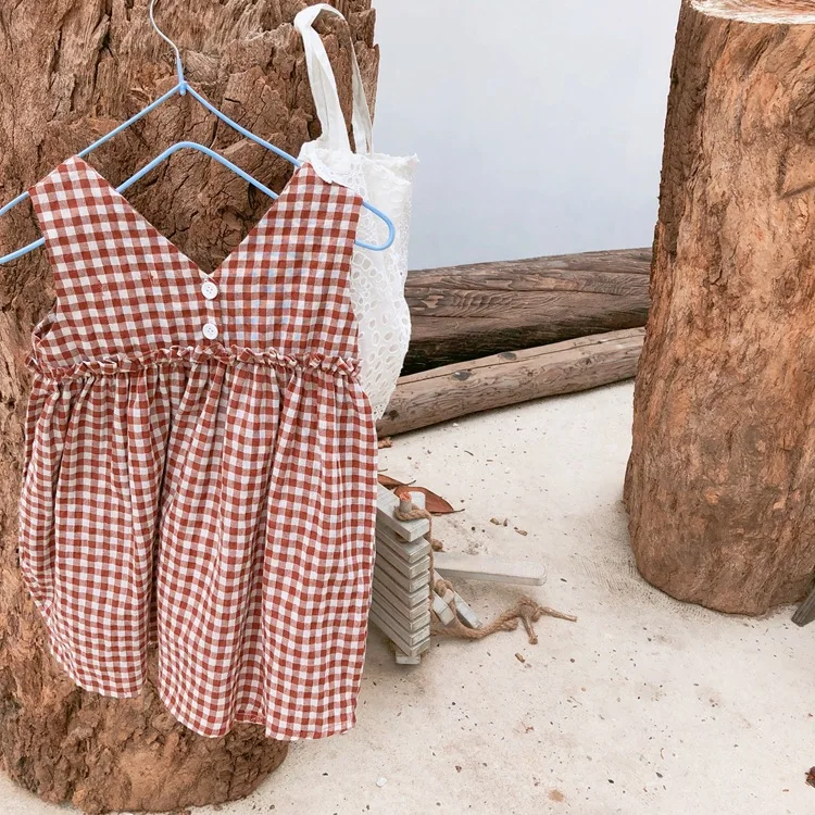 2019 New Stylish Summer Girls Plaid Dress Fashion Girls Vest Dresses Kids Clothes 2-7 Years
2019 New Stylish Summer Girls Plaid Dress Fashion Girls Vest Dresses Kids Clothes 2-7 Years
